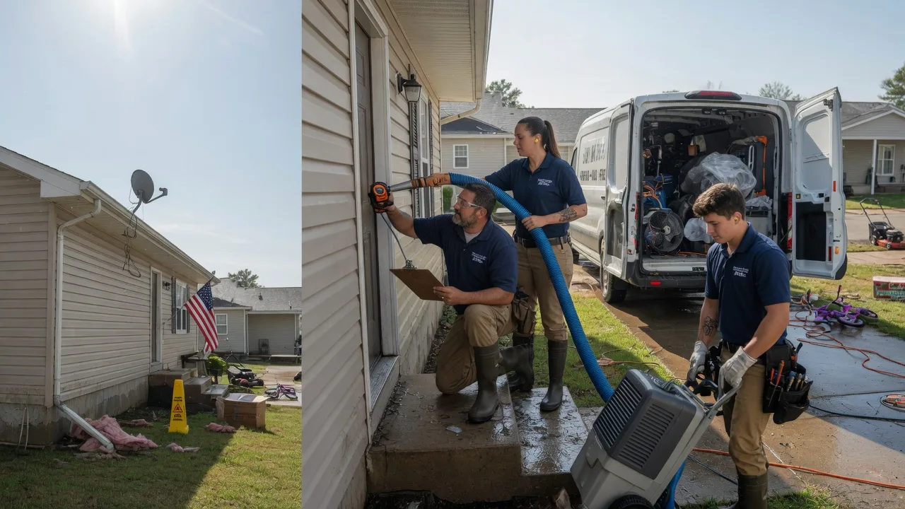 Ceiling Water Damage Restoration in Coffeen, IL near me
